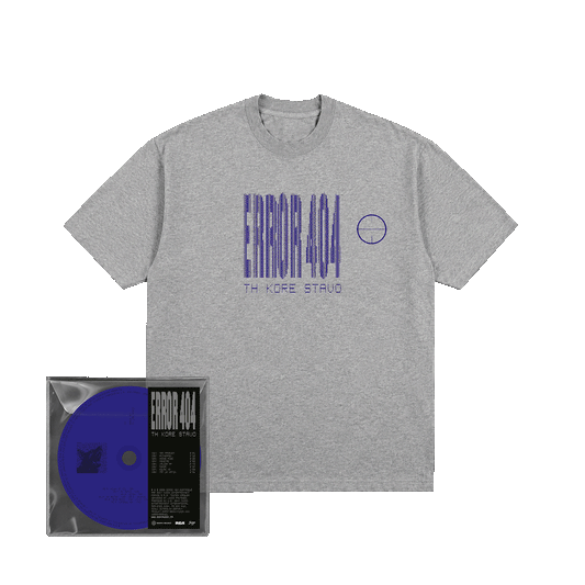 CD « ERROR 404 » + T-SHIRT GRIS + STICKERS