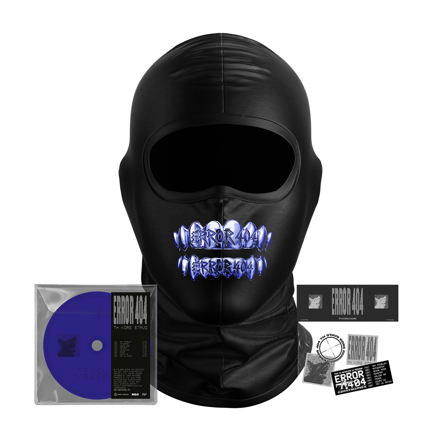 CD « ERROR 404 » + CAGOULE + STICKERS
