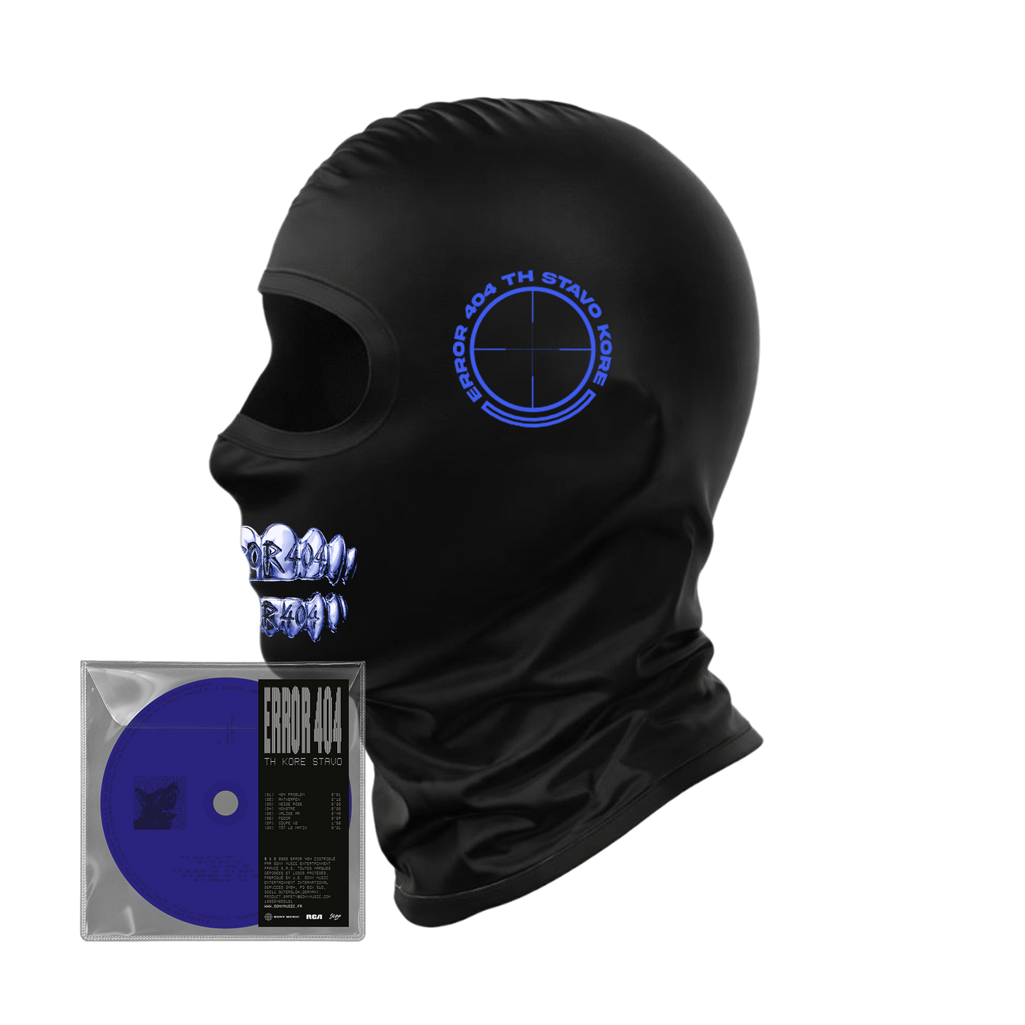 CD « ERROR 404 » + CAGOULE + STICKERS